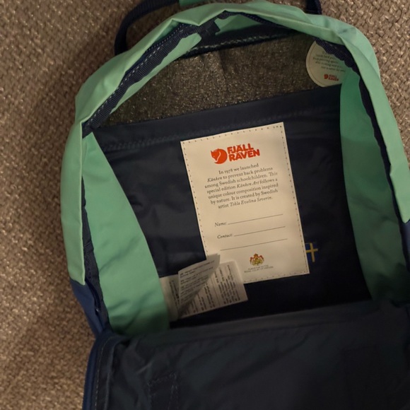 Fjällräven Kånken Art Mini Backpack – Coast Line Sky Limited Edition – Brand New - Picture 14 of 16